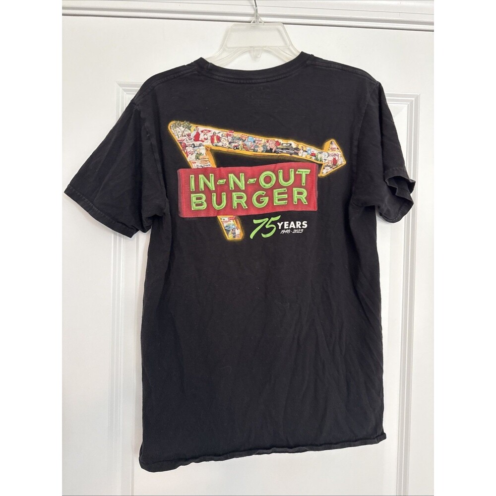 In-N-Out Burger Drive-in 75 Years 1948-2023 Anniversary MEDIUM T-shirt